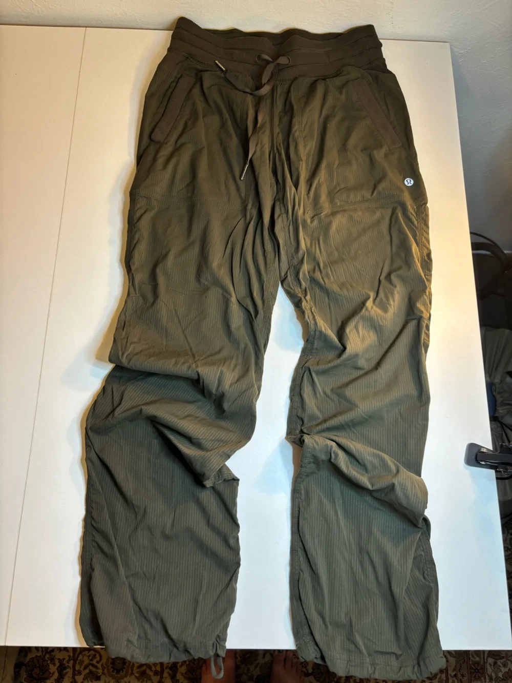 lululemon athletica Olive Green Drawstring Joggers